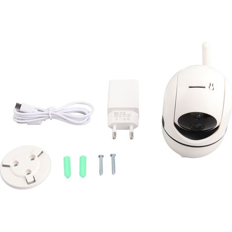 Caméra de Surveillance WiFi 1080P HD, Caméra Intelligente Intérieure 2.4GHz pour Bébés et Animaux (1/5)