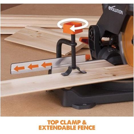 Evolution Power Tools R210CMS Multi-Purpose Compound Mitre Saw 1200W 110V EVLR21 (1/5)