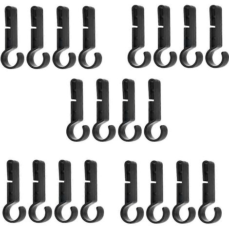 Clip pour casque, clip pour casque de chantier, clip pour boucle de phare, clip antidérapant pour bandeau, crochet de clip durable et stable. (1/5)