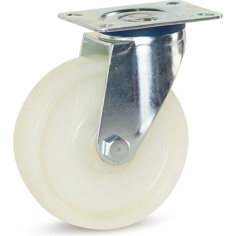 Roue pivotante - MESO - Nylon - Platine - 125mm - 250kg