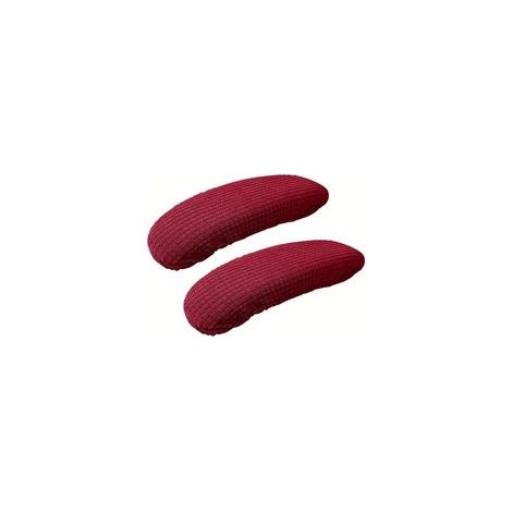 Housse Accoudoir De Chaise De Bureau Coussin De Protection Élastique Protège-Bras pour Chaise De Jeu Et Bureau,Rouge
