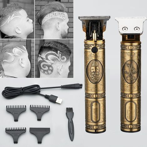 Tagliacapelli professionale con accessori oro oro (1/5)