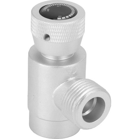 CO2-Nachfülladapter mit W21.8-14 Gewinde, integrierter Aluminiumanschluss für wiederaufladbare Wassersprudler. (1/5)