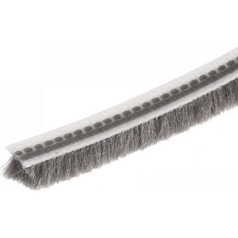 Elastische Bürste für Fensterdichtungsschlitze, 6,35 mm x 10 m (1/4 Zoll 32,8 Fuß) (1/5)