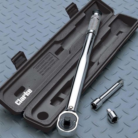 CLARKE TORQUE WRENCH 1/2"" DRIVE 42-210NM 31-154LB/FT RATCHET WRENCH PRO414