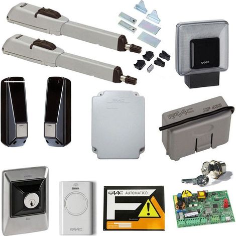 FAAC MASTER KIT 230V 104415445 Automazione Cancello Battenti Battente Anta 3mt