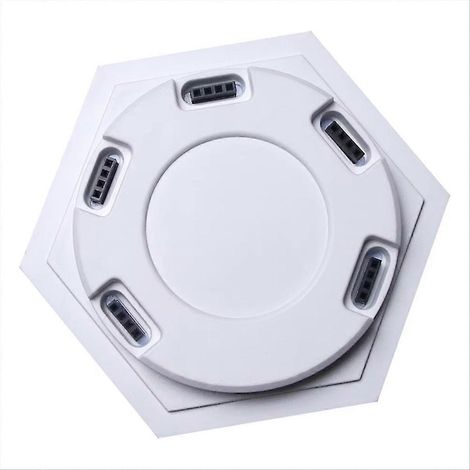 Lampe quantique LED RGB en direct, lampe hexagonale à capteur tactile, applique murale LED RGBW, lampe LED alvéolée, veilleuse modulaire colorée (1/5)
