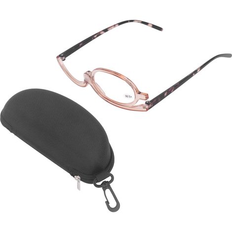 Loupe à rabattre pliable, grossissante 2.50, rotation 180° pour maquillage et lecture, lunettes cosmétiques pliantes. (1/5)