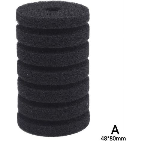 Éponge Pour Filtre Aquarium - Haute Densité - Compatible Pompe À Air - Biofiltration - Taille S ou L - 1 Pièce (1/5)