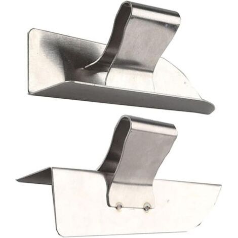 BUNTHAUS Lntyq Truelles d'angle Intérieur/Extérieur 90° en Acier Inoxydable – pour Cloisons Sèches, Béton et Plâtre, fléchit à l'angle Parfait Lorsque la cloison sèche est plâtrée (2 Pièces, 1.57\"x5.