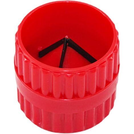 2 en 1 Ebavureur Cuivre Ebavureur Multicouche Tube Cuivre Outil D'ébavurage de Tuyau Universel Ebavureur Tonneau Alésoir de Tuyau Ébavureur pour Tubes Intérieur Extérieur 5-38 mm (1/5)