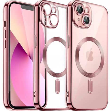 Custodia per iPhone 13, Electro MagSafe, rosa + pellicola protettiva per lo schermo (1/5)