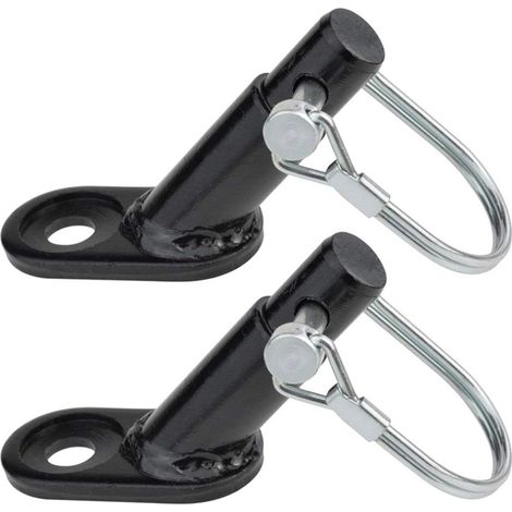 Attelage pour remorque vélo, kit 2 pièces, adaptateur universel pour remorque vélo avec goupille de sécurité, pour remorque vélo enfant, (1/5)