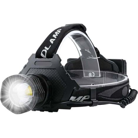 Lampada frontale ricaricabile, 90.000 lumen, 5 modalità di illuminazione, impermeabile (IPX7), alimentazione USB, orientabile a 90° (1/4)