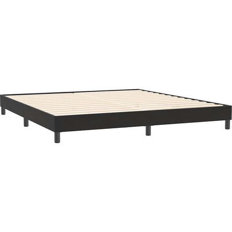 Maison Exclusive - Giroletto senza Materasso Nero 200x220 cm in Velluto