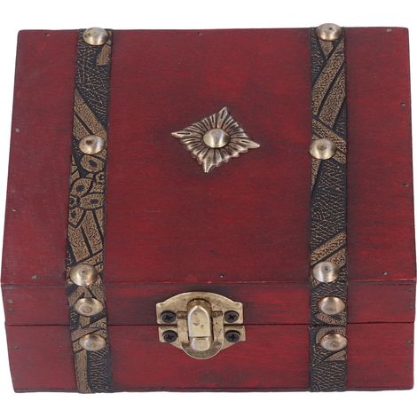 Coffret à bijoux en bois, style chinois rétro, en cèdre robuste, polyvalent, idéal pour ranger vos bijoux. (1/5)