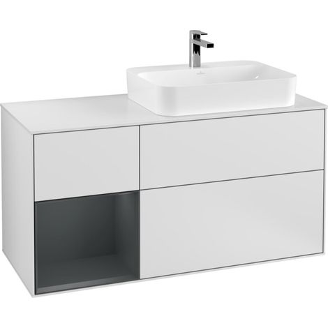 Villeroy & Boch F391HGMT Meuble sous-lavabo Finion F39 (1/2)