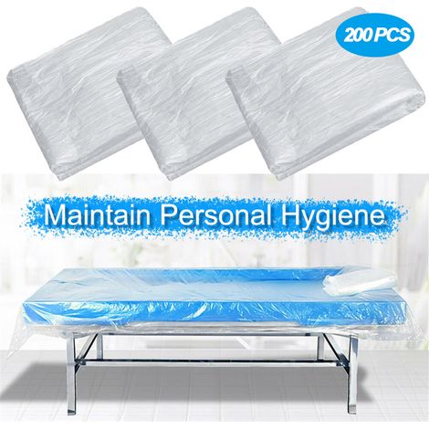 Lot de 200 housses de canapé jetables pour lit, pour table de massage