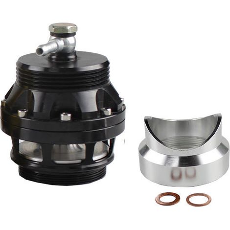 Blow-off-Ventil für Fahrzeugmodifikationen, Turbolader-Einlass-Blow-off-Ventil BOV1008 - Schwarz (1/4)