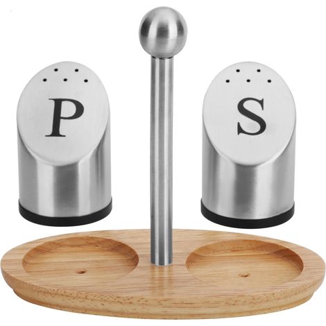 Edelstahl-Set, Gewürzbox, Gewürzglas, Pfeffermühle, Küchenutensil (1/5)