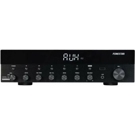 Amplificatore stereo Bluetooth, USB/MP3, Radio FM, Hifi 60+60 RMS Power Fonestar As-606060 (1/2)