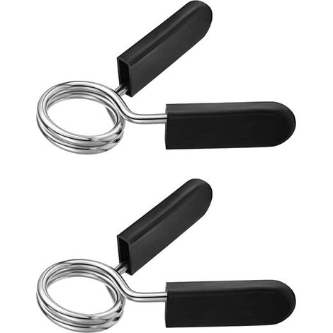 Collier Pour Haltères - Fixation À Ressort 28 Mm - Pour Musculation Et Crossfit - 1 Paire (1/5)