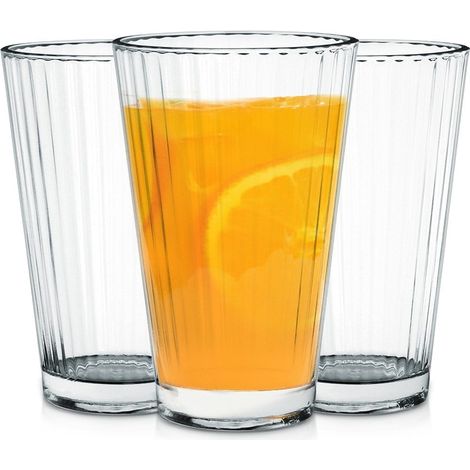 Vasos para beber zumos y agua juego de 3 vasos de 270 ml (1/5)