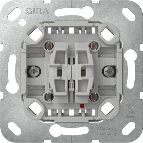 Mécanisme interrupteur double GIRA série 310500, encastrable
