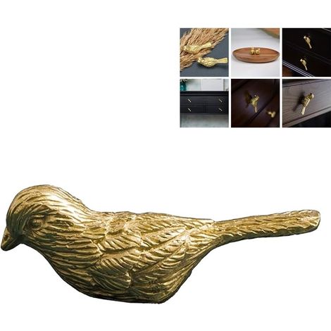 für Küchenschubladen und Schranktüren goldener Vogel (1/5)