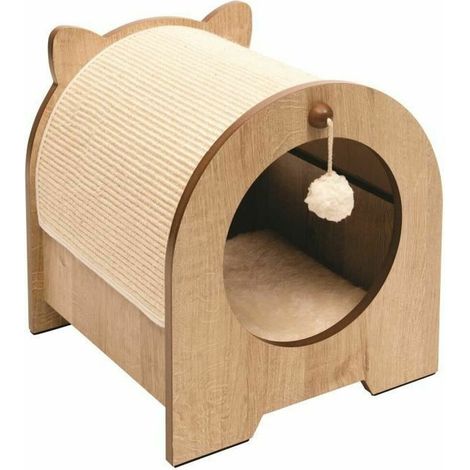 Tiragraffi per Gatti Vesper Beige 40 X 44 X 23 CM (1/5)
