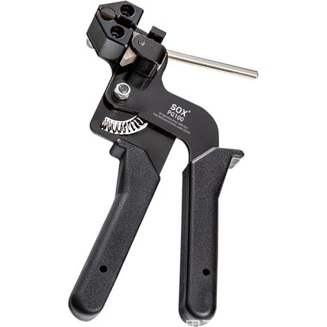 Alicates para bridas de acero inoxidable, herramienta para bridas de acero inoxidable con función de corte, herramienta para tensar bridas con pistola (1/5)