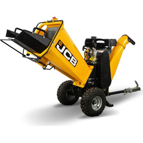 JCB 100mm /4” Heavy-duty Petrol Wood Chipper 7.5hp, 224cc 4-Stroke