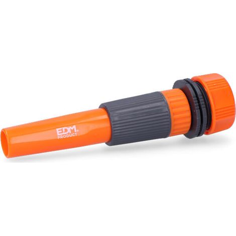 LANZA DE RIEGO REGULABLE CON ABRAZADERA DE 19mm 3/4 (BLISTER) EDM (1/2)