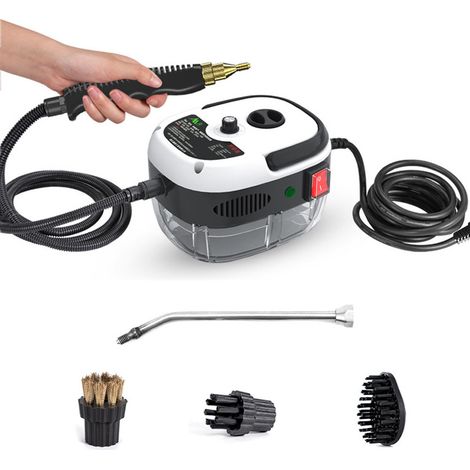 GARRYFIZH Nettoyeur Vapeur Portable,Nettoyeur Vapeur à Main Réglables sur 6 Niveaux,1500W Haute Pression Nettoyeur vapeur pour Canapé avec 3 Accessoires,Nettoyeurs vapeur pour la maison,Voiture