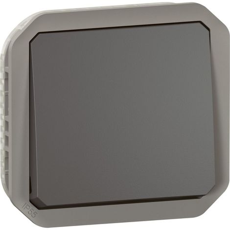 va et vient ou interrupteur - 10a - anthracite - composable - 069801l (1/5)