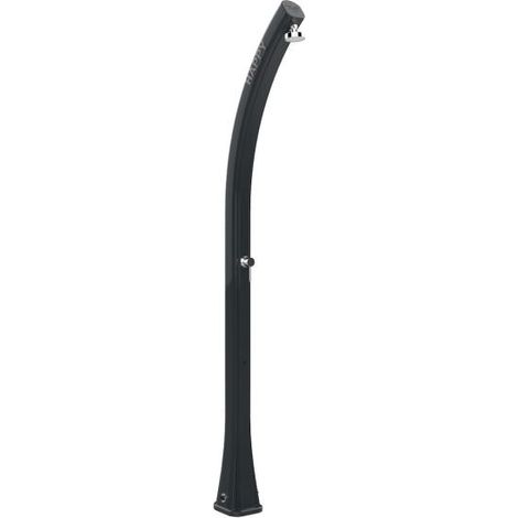 Douche solaire anthracite avec mitigeur, réservoir 23 L, pour jardin et piscine, Arkema Design (H100/7016) (1/5)