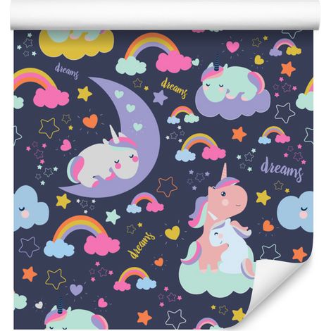 Carta da parati arcobaleno per soggiorno e camera da letto 50x1000 cm (1/5)