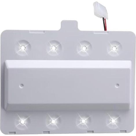Module d'éclairage LED pour réfrigérateur avec couvercle, module d'éclairage complet pour réfrigérateur, remplace les références : W11043011 et W10866538 (1/5)