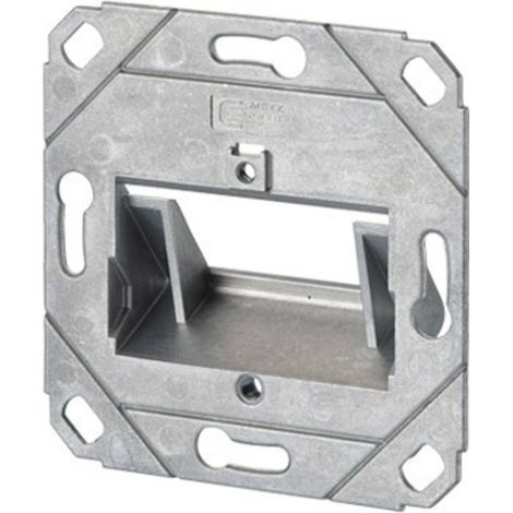 Metz Connect Prise réseau encastré insert non équipé 2 ports C151511 (1/2)
