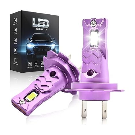 Ampoule H7 LED Phares Blanc Froid 6500k Remplacement des HalogèNes Plug-N-Play (1/5)
