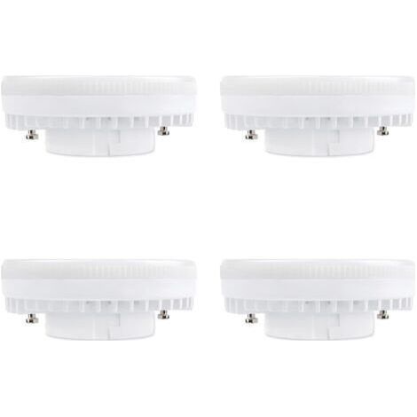 Ampoule GX53 LED 9W Blanc Neutre 4000K, 900LM, 120°, Équivalent Lampe CFL GX53 15W-18W, non-dimmable, Spot LED Encastrable GX53 Neutre pour Plafonnier de Meuble Cuisine, lot de 4 [Classe énergétique A (1/4)