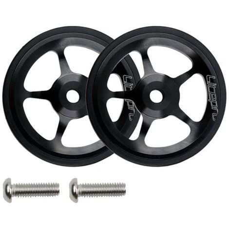 Litepro Easy Wheel et tige d'extension pour porte-bagages arrière Brompton tige télescopique Easywheel (1/5)