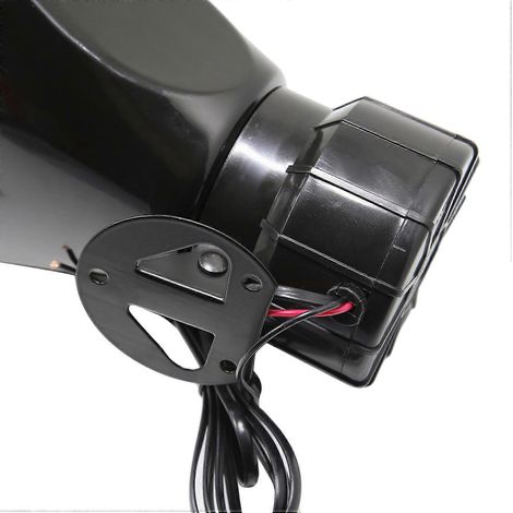 Altavoz megáfono para coche de 12 V, 110 dB, bocina de alarma de 5 tonos, sirena de emergencia para alarma contra incendios, policía, ambulancia y seguridad. (1/5)