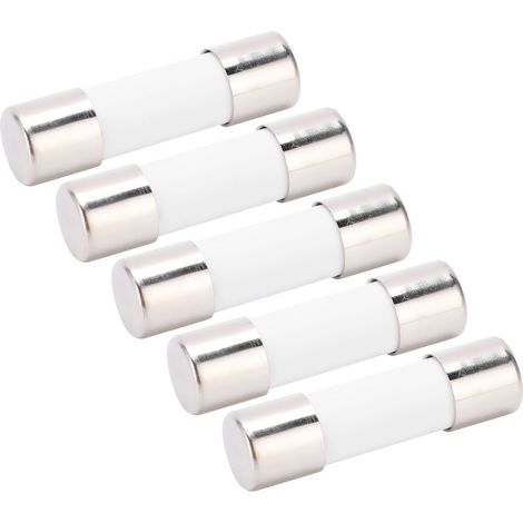 Lot de 5 fusibles cylindriques 10x38mm 30A 1000V DC pour protection photovoltaïque, kit de remplacement d'accessoires panneaux solaires (1/5)