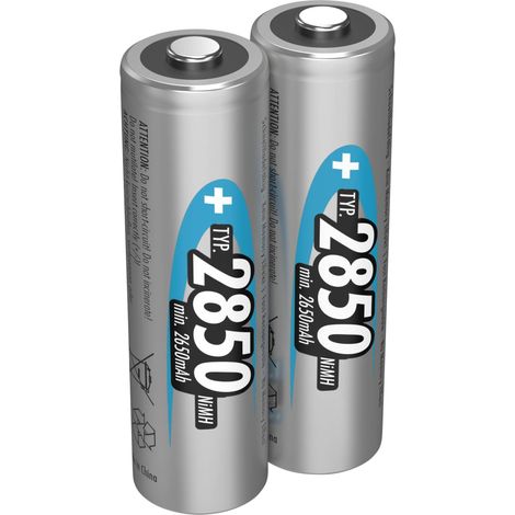 Pile rechargeable LR6 (AA) NiMH Ansmann HR06 2650 mAh 1.2 V 2 pc(s) (1/7)