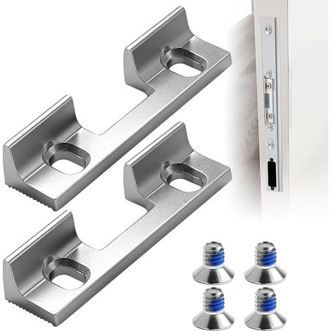 Adjustable Aluminium Alloy Door Striker Replacement Kit 2 Pieces (1/5)