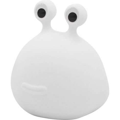 Veilleuse mignonne 2800K blanc chaud, intensité variable, chargement USB, lampe de bureau en silicone motif dessin animé (1/3)