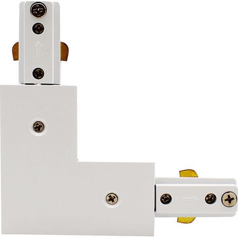 Connettore Angolare 90gradi Angolare a L per Binario Monofase A5-MONO-WH-L (1/5)