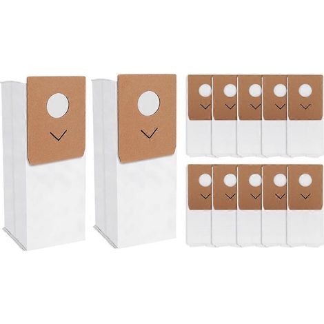 Dust Bags pour Stylus Elite NEC490BL NEC490SE Cordless Stick Aspirateur pièce détachée Sac à poussière 12PCS (1/5)