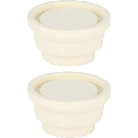 Bouchon D'échelle de Piscine, XU, 2 Pièces Bouchon en Caoutchouc pour échelle de Piscine Accessoire de Piscine pour échelles de Piscine - (1/4)